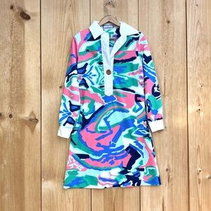 CK Bradley M Colorful Long Sleeve Dress